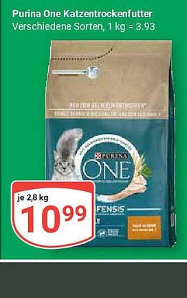 Purina One Katzentrockenfutter 2,8 kg