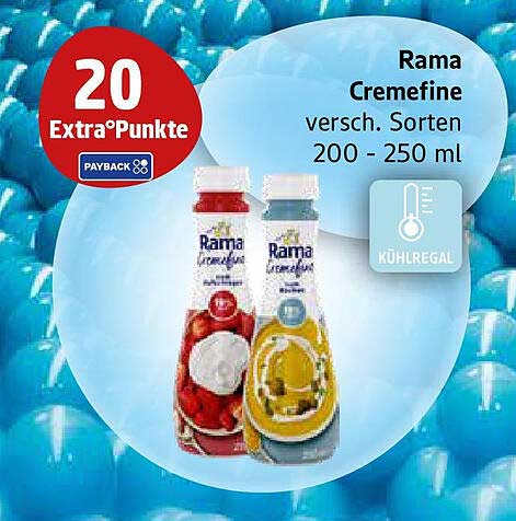 Rama Cremefine, verschiedene Sorten 200 - 250 ml