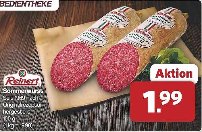 Reinert Sommerwurst - 100g für nur 1,99 €