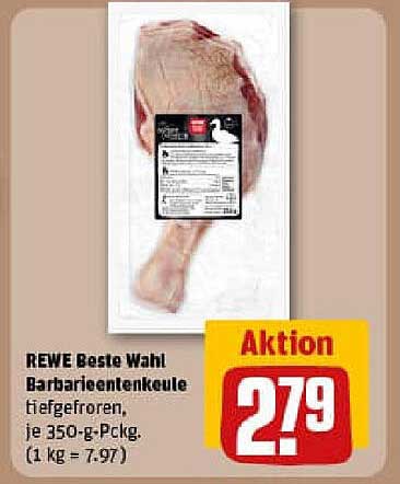 REWE Beste Wahl Barbarieentenkeule