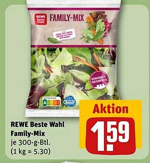 REWE Beste Wahl Family-Mix 300-g-Btl.