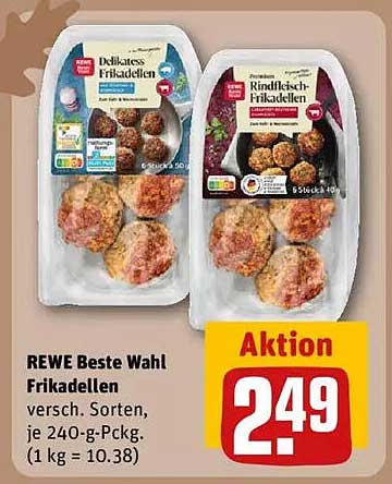 REWE Beste Wahl Frikadellen