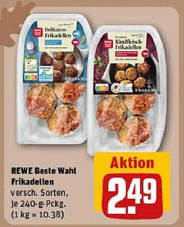 REWE Beste Wahl Frikadellen - verschiedene Sorten