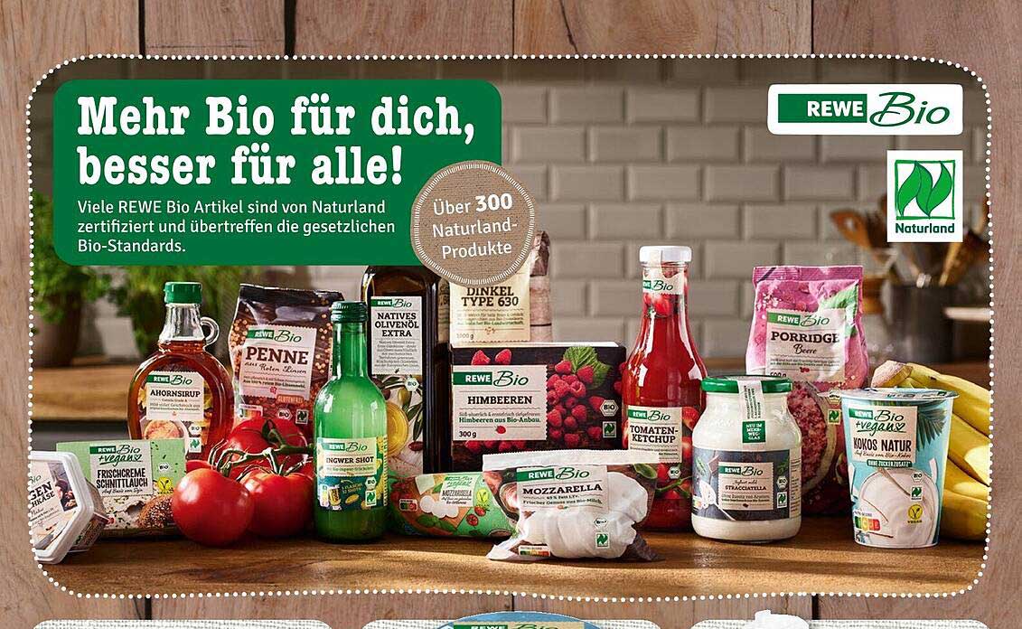 REWE Bio Artikel - Mehr Bio für dich, besser für alle!