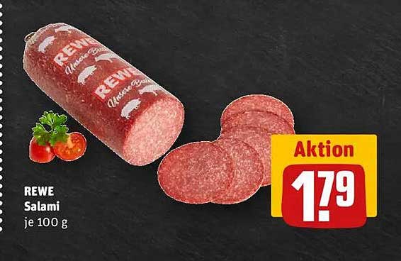 REWE Salami je 100 g