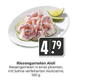 Riesengarnelen Aioli, 100 g