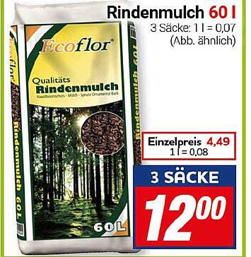 Rindenmulch 60 l - Ecoflor