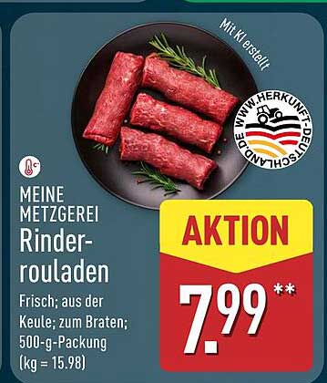 Rinderrouladen von MEINE METZGEREI