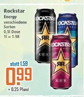 Rockstar Energy Drink - Verschiedene Sorten