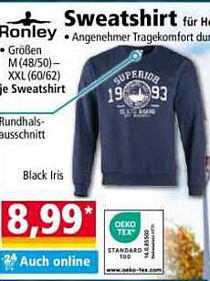 Ronley Sweatshirt für Herren – Angenehmer Tragekomfort durch hochwertige Materialien