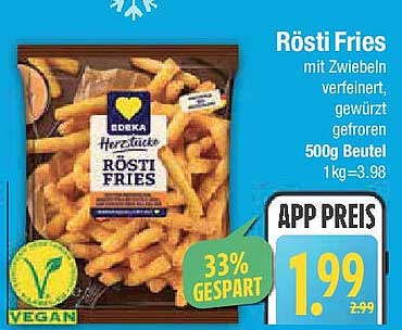 Rösti Fries mit Zwiebeln - gefroren 500g