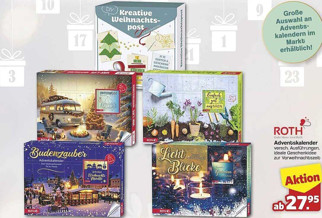 Roth Adventskalender – Kreative Vorfreude auf Weihnachten