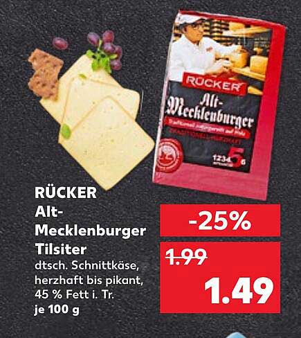 RÜCKER Alt-Mecklenburger Tilsiter