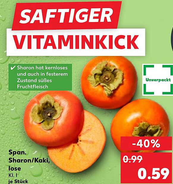 Saftiger Vitaminkick - Sharon/Kaki, lose, KLi I je Stück