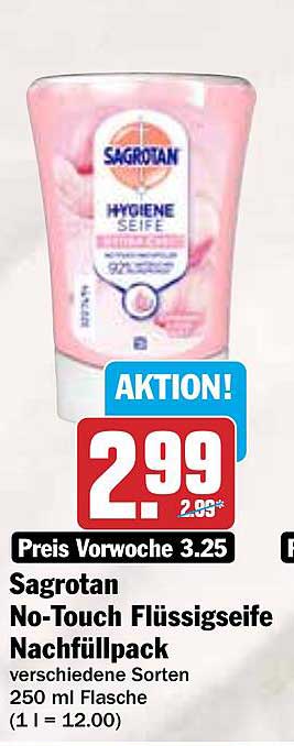 Sagrotan No-Touch Flüssigseife Nachfüllpack 250 ml