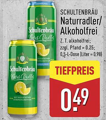 Schultenbräu Naturradler/Alkoholfrei