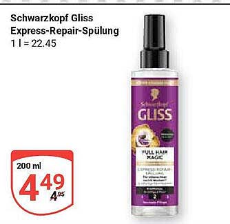 Schwarzkopf Gliss Express-Repair-Spülung 200 ml