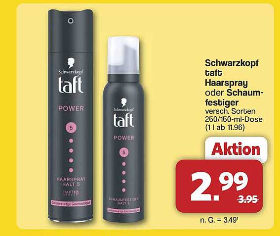 Schwarzkopf Taft Haarspray oder Schaumfestiger