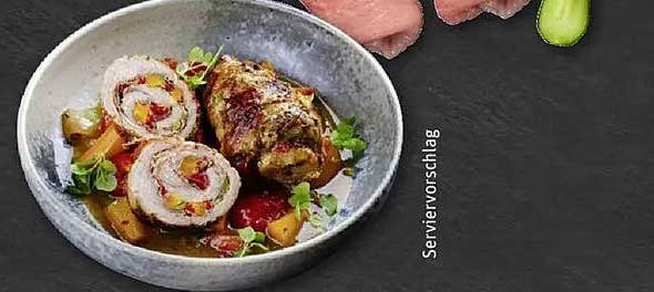 Schweinebraten mit Gemüsefüllung