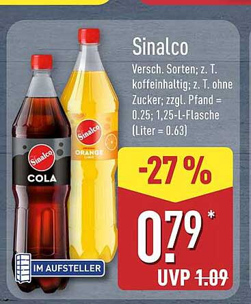 Sinalco Getränke - Erfrischende Vielfalt zum Sparpreis