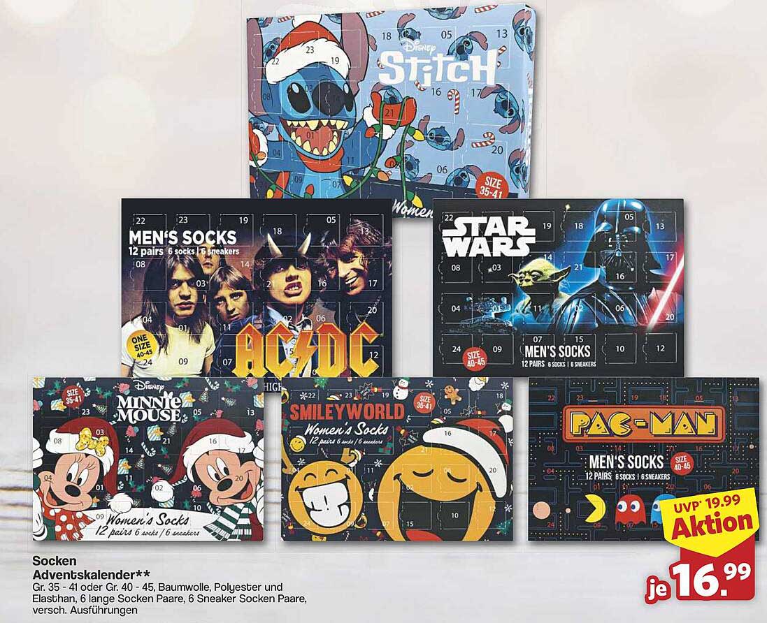 Socken Adventskalender