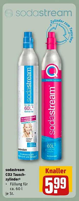 SodaStream CO2 Tauschzylinder