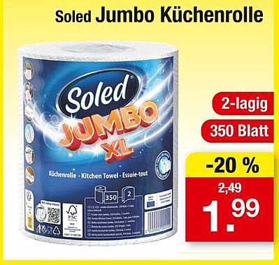 Soled Jumbo Küchenrolle