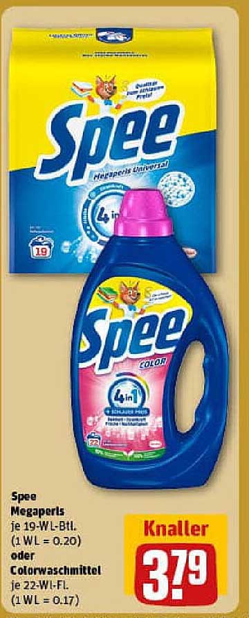 Spee Megaperls oder Colorwaschmittel