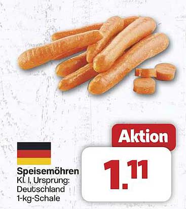 Speise- und Karottenmix, Kl. I, 1-kg-Schale