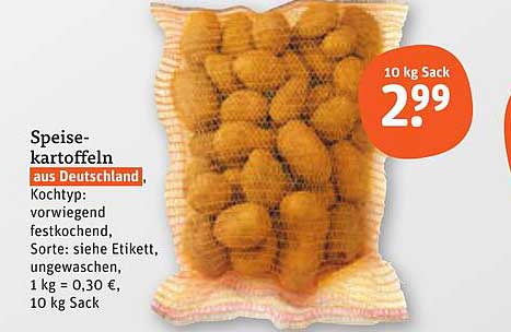 Speisekartoffeln aus Deutschland
