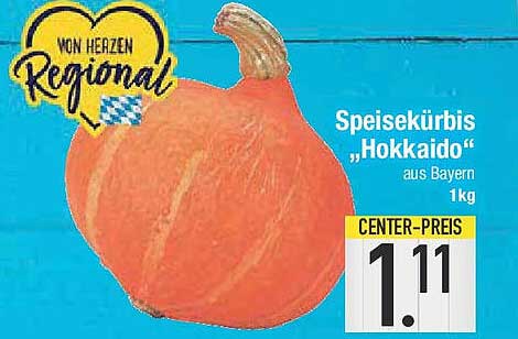Speisekürbis „Hokkaido“ aus Bayern 1 kg
