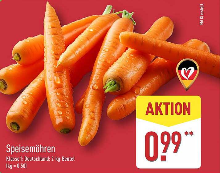 Speisemöhren 2-kg-Beutel