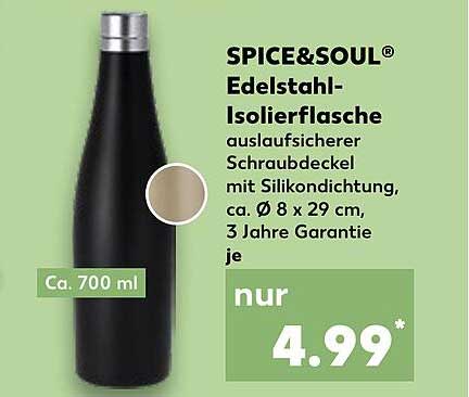 SPICE&Soul® Edelstahl-Isolierflasche