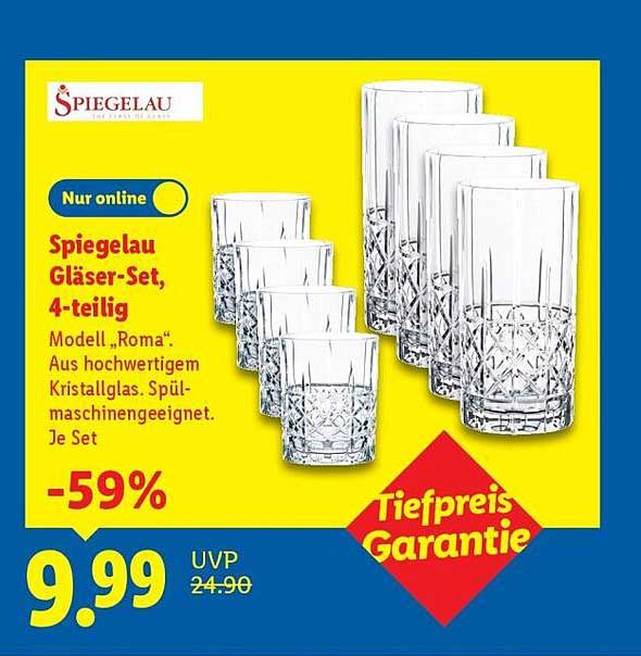 Spiegelau Gläser-Set, 4-teilig