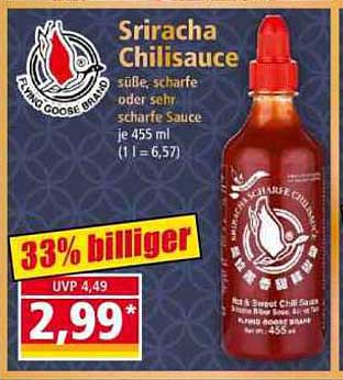 Sriracha Chilisauce 455 ml