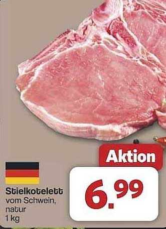 Stielkotelett vom Schwein, natur - Aktionspreis!