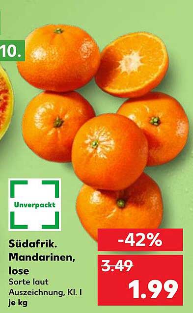 Südafrika. Mandarinen, lose