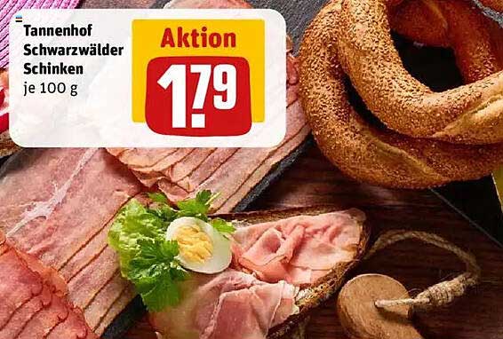 Tannenhof Schwarzwälder Schinken je 100 g
