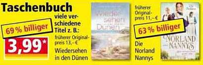 Taschenbuch "Wiedersehen in den Dünen" und weitere Titel