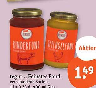 tegut... Feinstes Fond - Rinderfond und Geflügelfond