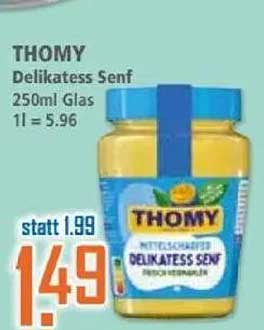 THOMY Delikatess Senf 250ml Glas