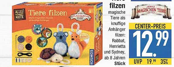 Tiere filzen - magische Tiere als knuffige Anhänger