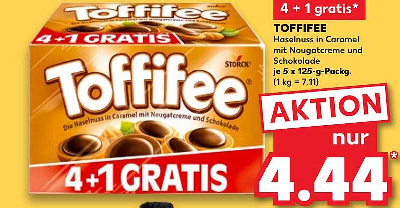 TOFFIFEE 4 + 1 GRATIS