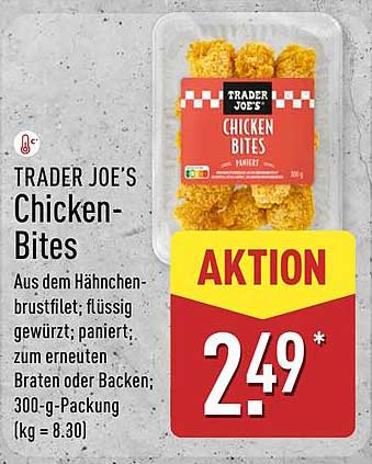 TRADER JOE'S Chicken-Bites 300g