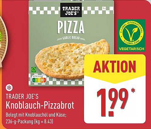 TRADER JOE'S Knoblauch-Pizzabrot