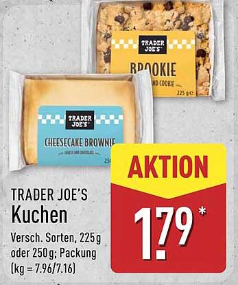 TRADER JOE'S Kuchen - Verschiedene Sorten, 225 g oder 250 g