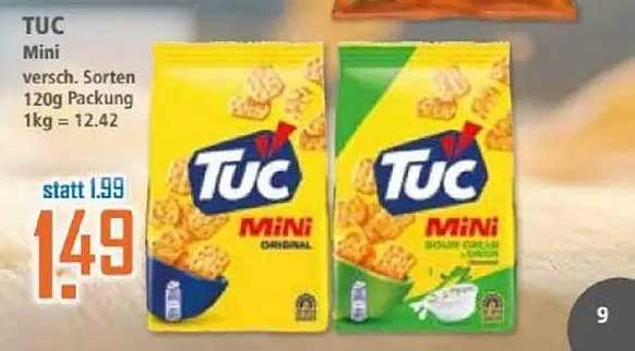 TUC Mini Cracker - Verschiedene Sorten 120g Packung