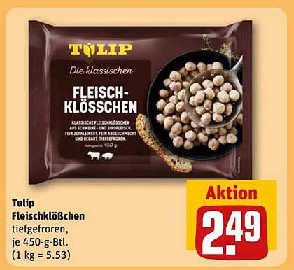 Tulip Fleischklößchen, tiefgefroren, je 450-g-Btl.