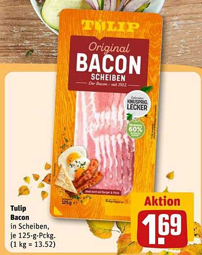 Tulip Original Bacon Scheiben 125 g