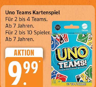 Uno Teams Kartenspiel